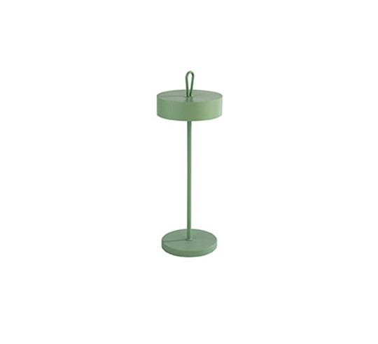 CLEO LAMPARA MESA VERDE 12 cm h 30,5 cm