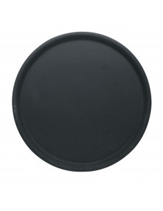 ROUND TRAY BLACK 40,5 cm