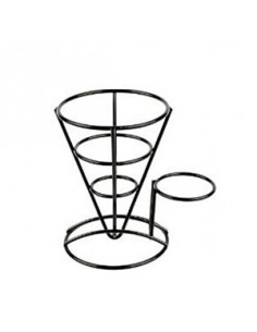 SOPORTE CONO METAL NEGRO...