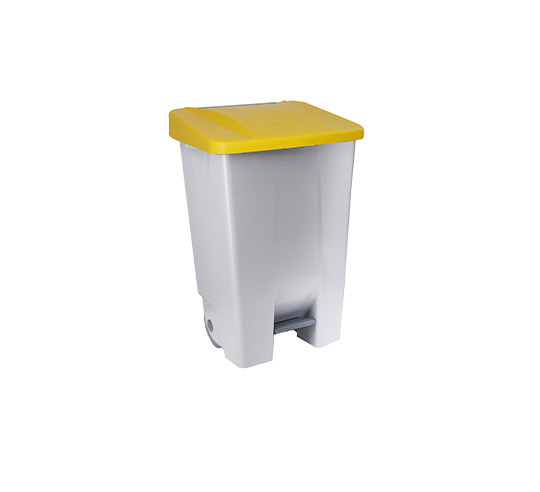 CUBO BASURA SELECTIVO AMARILLO 80 l