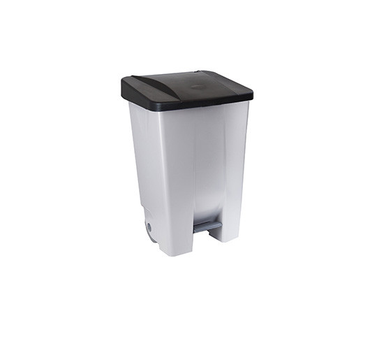 CUBO BASURA SELECTIVO NEGRO 80 l