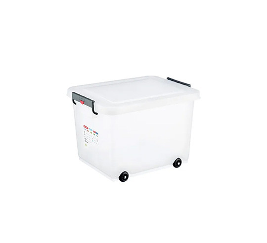 OVIPLAS RECT.CONTAINER W/LID 60 L.WHEELS