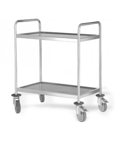 CARRO SERV INOX 2 EST 800X500
