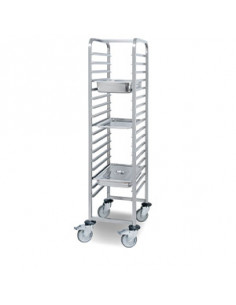 CARRO 17 GUIAS CUBETAS GN 1/1