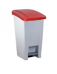 CUBO SELECTIVO TAPA ROJA 60 l