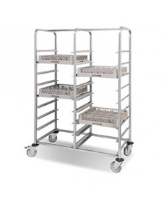 CARRO PARA CESTAS ALTO DOBLE