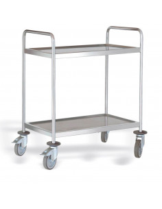 CARRO SERV INOX 2 EST 900X500