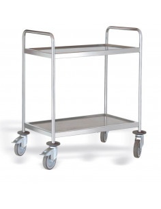 CARRO SERV INOX 2 EST 900X500