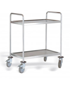 CARRO SERV INOX 2 EST 1000X600