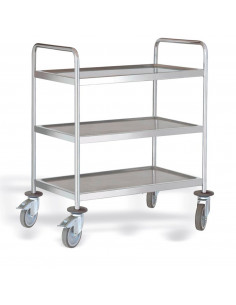 CARRO SERV INOX 3 EST 900X500