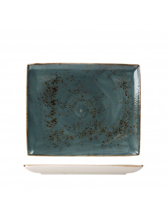 CRAFT BLUE RECT. DISH 27X17CM