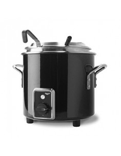 RETRO OLLA BUFFET NEGRO 6,6 l