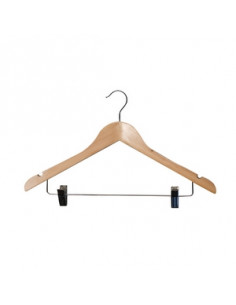 PERCHA MAD PL C/PINZAS Y...