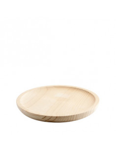 WOODEN OCTOPUS PLATE 20 CM