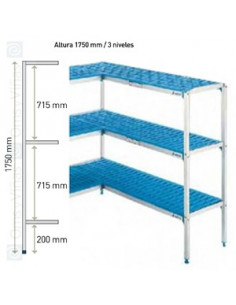 ESTANTERIA ANGULAR 3 NIVEL...