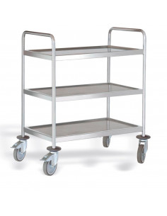CARRO SERV INOX 3 EST 800X500