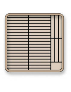 TRAEX CRATE 17,8 PLATE CM SIDE