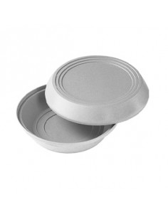 GREY PLASTIC DEEP PLATE COVER