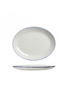 DAPPLE-BLUE FUENTE OVAL 20 cm