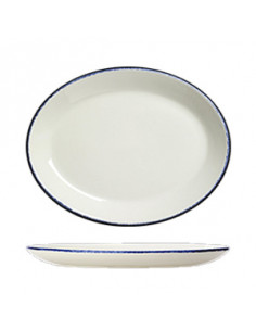 DAPPLE-BLUE FUENTE OVAL...