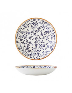 FLORA AZUL PLATO HONDO...