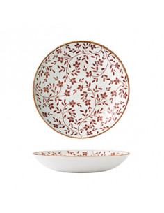 FLORA MARRON PLATO HONDO...