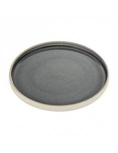 NARA GRIS PLATO LLANO 21 cm