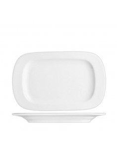 PRAGA WH. RECT. PLATTER...
