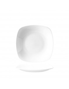 QUADRO WH. DESSERT PLATE 18 CM