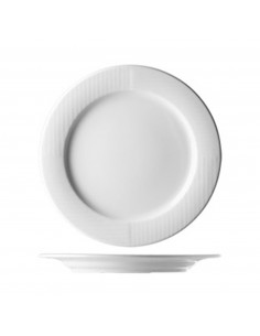 SQUARE WH. FLAT PLATE 25