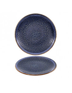 MOON BLUE 28 CM FLAT PLATE