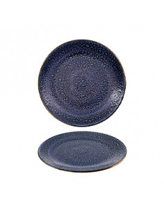 MOON BLUE 25 CM FLAT PLATE