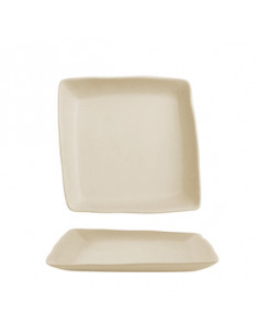 IO 21.5X21.5 CREAM PLATE