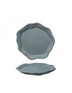 OYSTER AZUL  PLATO LLANO 21 cm