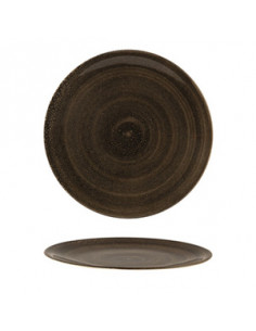 SPIRAL GREY 28 CM FLAT PLATE
