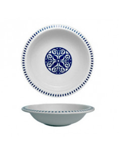 PATIOS PLATO HONDO AZUL 20 cm