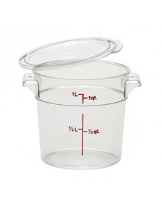 ROUND POLYC. FOOD CONTAINER...