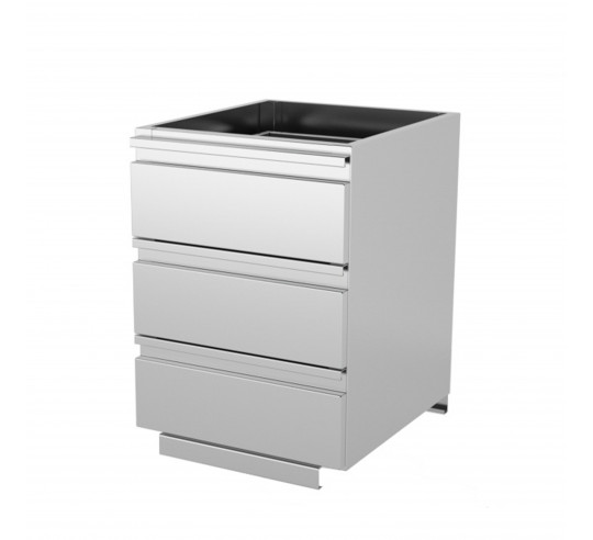 MESA ACCESORIO MOD. 3 CAJONES FONDO 70