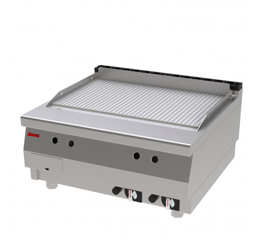 FRY TOP GAS JEMI S750 80 CM RANULADO