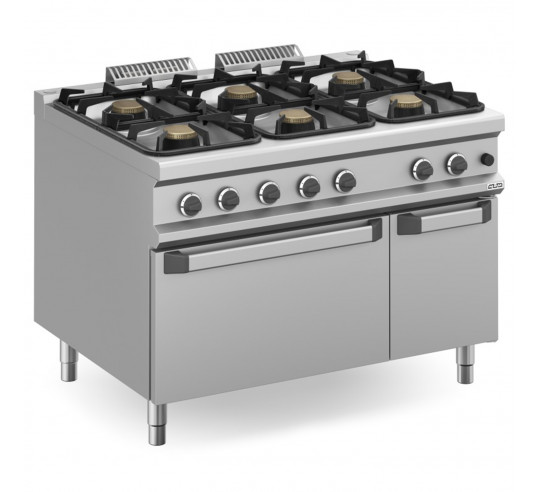 COCINA GAS NEO 900 6 FUEGOS+HORNO GAS