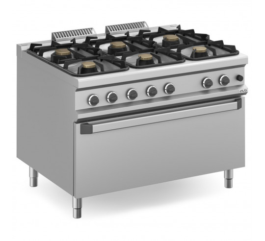 COCINA GAS NEO 900 6 FUEGOS+HORNO MAXI