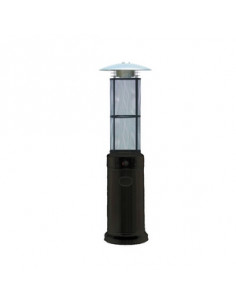 ESTUFA TERRAZA FLAME GAS NEGRA