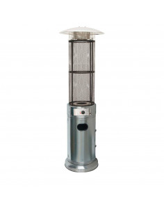 ESTUFA TERRAZA FLAMME GAS INOX