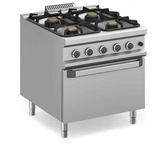 COCINA GAS NEO 900 4 FUEGOS + HORNO GAS