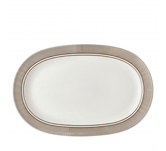 ACCENT CACAO FUENTE OVAL 38x26 cm
