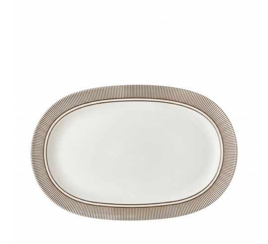 ACCENT CACAO FUENTE OVAL 33x23 cm