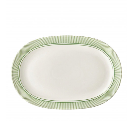 ACCENT VERDE FUENTE OVAL 38x26 cm