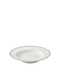 TWO LINES PLATO HONDO 23 cm