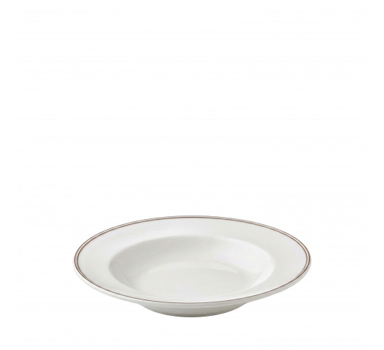 TWO LINES PLATO HONDO 23 cm