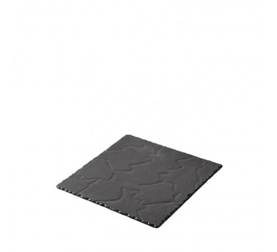 BASALT SQUARE PLATE 20X20